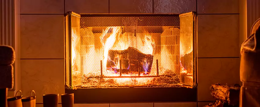 Mendota Hearth Landscape Fireplace Installation in Bowie, Maryland