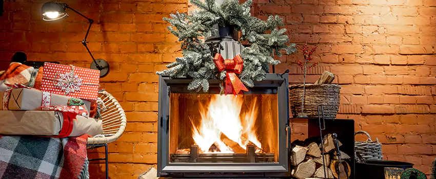 Travis Industries Linear Gas Fireplace Installation in Bowie, Maryland