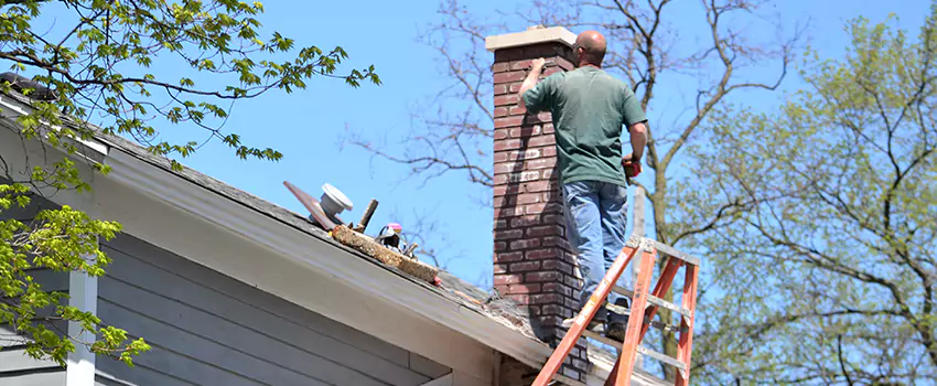 Vinyl and PVC Chimney Flashing Installation in Bowie, MD
