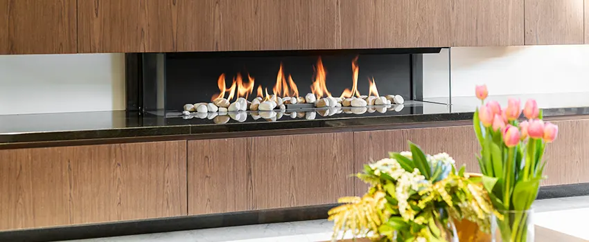 Double-height Fireplace Design Refurbishment in Bowie, Maryland