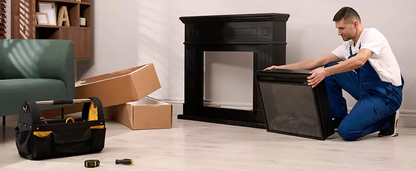 Old Rusted Metal Fireplace Repair And Replacement in Bowie, MD