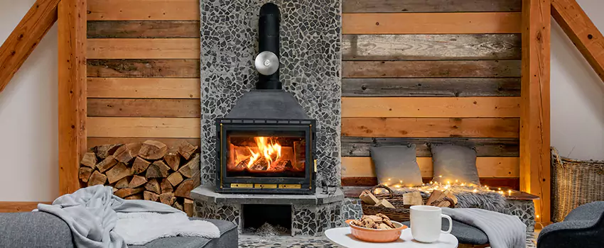 Thelin Hearth Products Direct Vent Gas Stove Fireplace Inspection in Bowie, Maryland